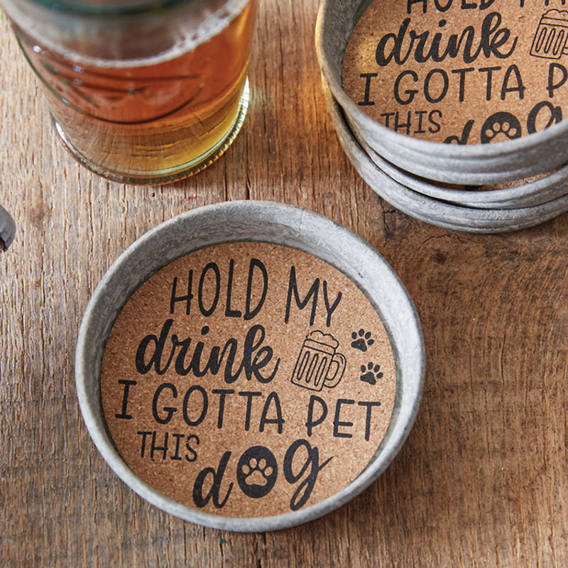 Mason Jar Lid Coaster Set of 4