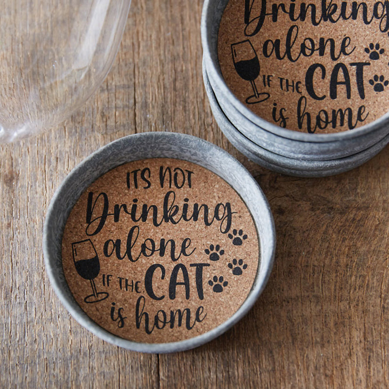 Mason Jar Lid Coaster Set of 4