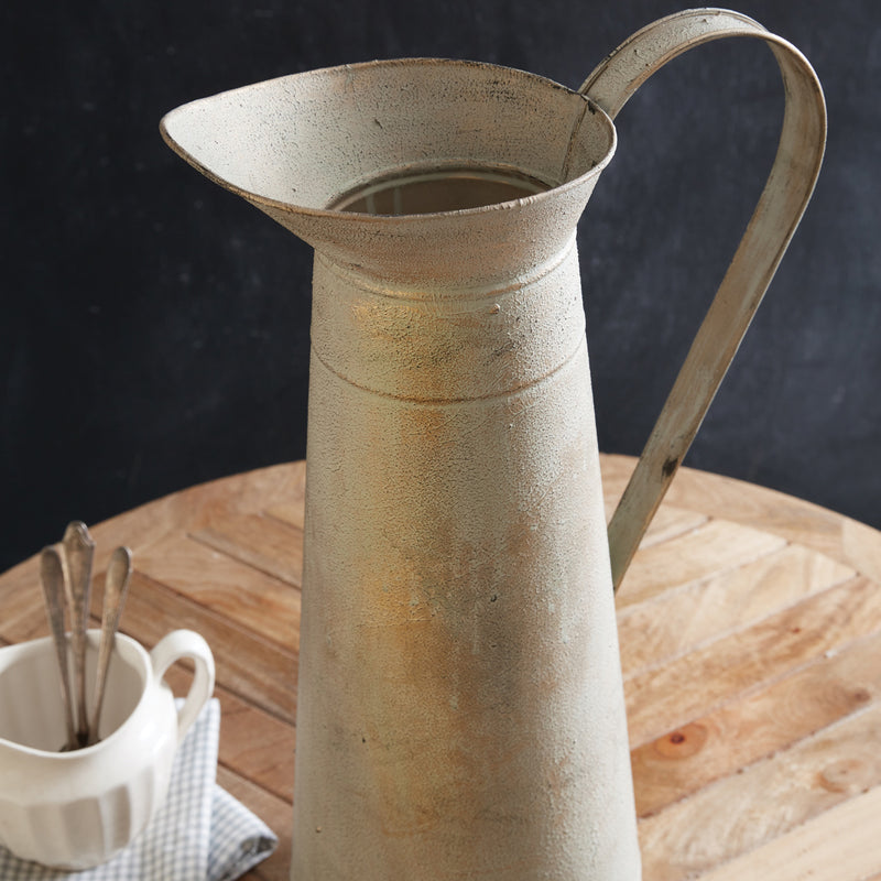 Gilded Farmhouse Tall Pitcher