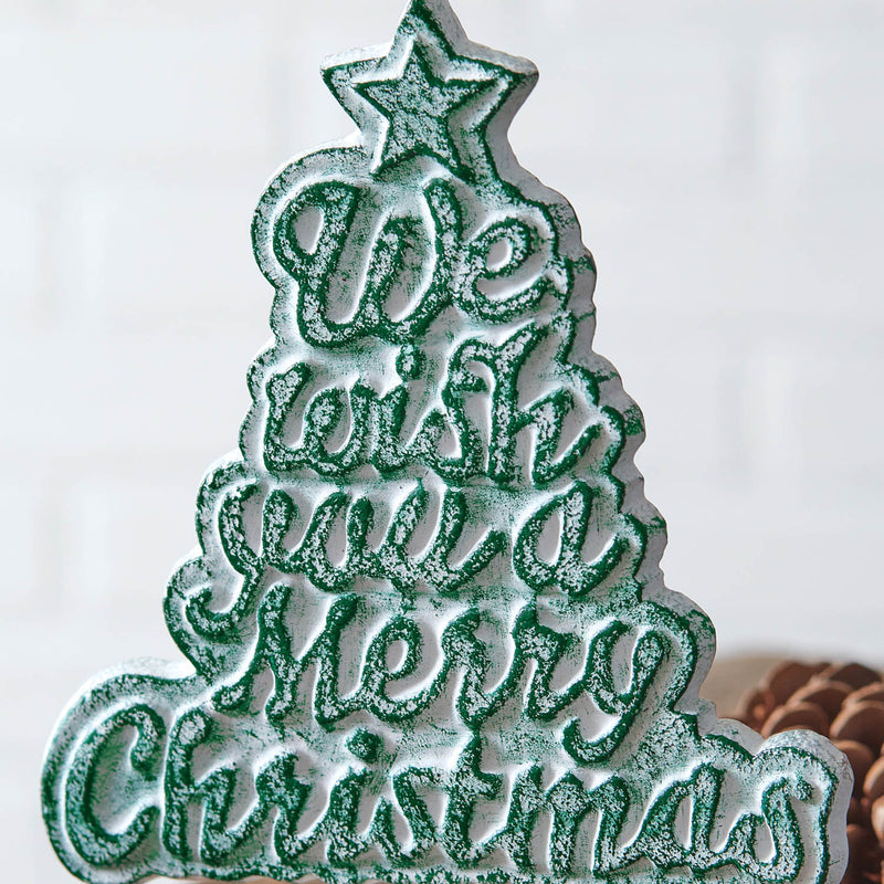 We Wish You A Merry Christmas Tabletop Decor