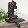 Cowboy Boot Cast Iron Stocking Holder