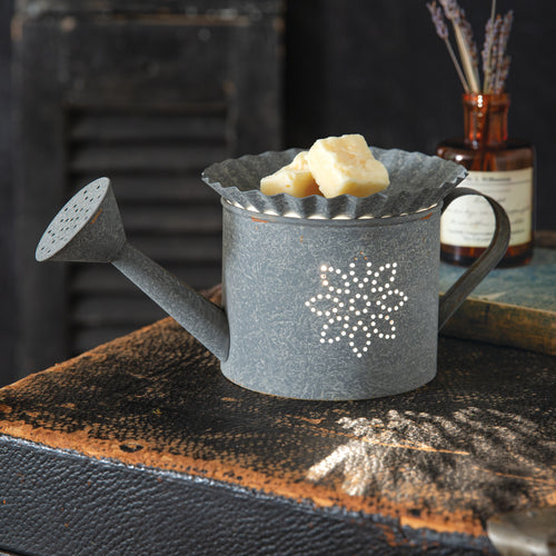 Punched Flower Watering Can Wax Warmer