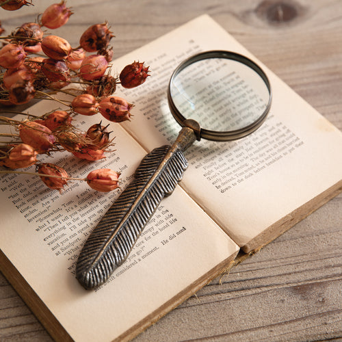 Feather Magnifying Glass