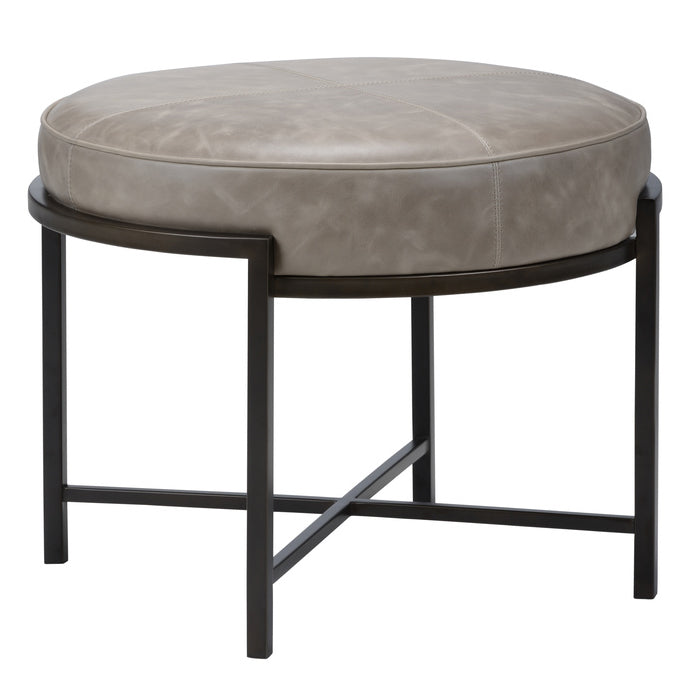 Chelsea House Leather Upolstered Side Table