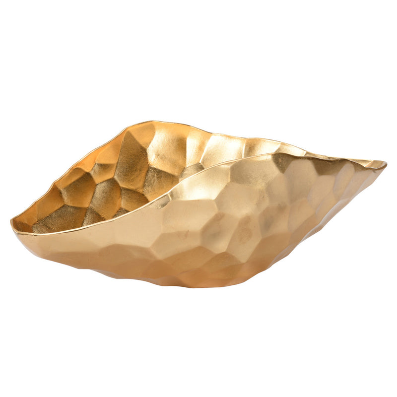 Chelsea House Gold Oval Geometric Bowl