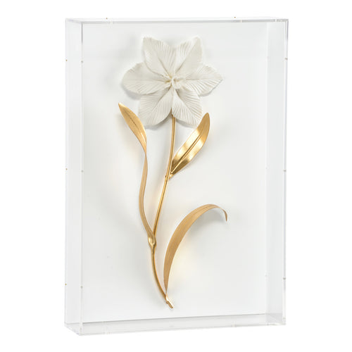 Chelsea House Porcelain  Flowers Shadowbox