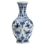 Chelsea House Dynasty Blue and White Flower Vase