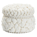 Chelsea House Round White Shell Box