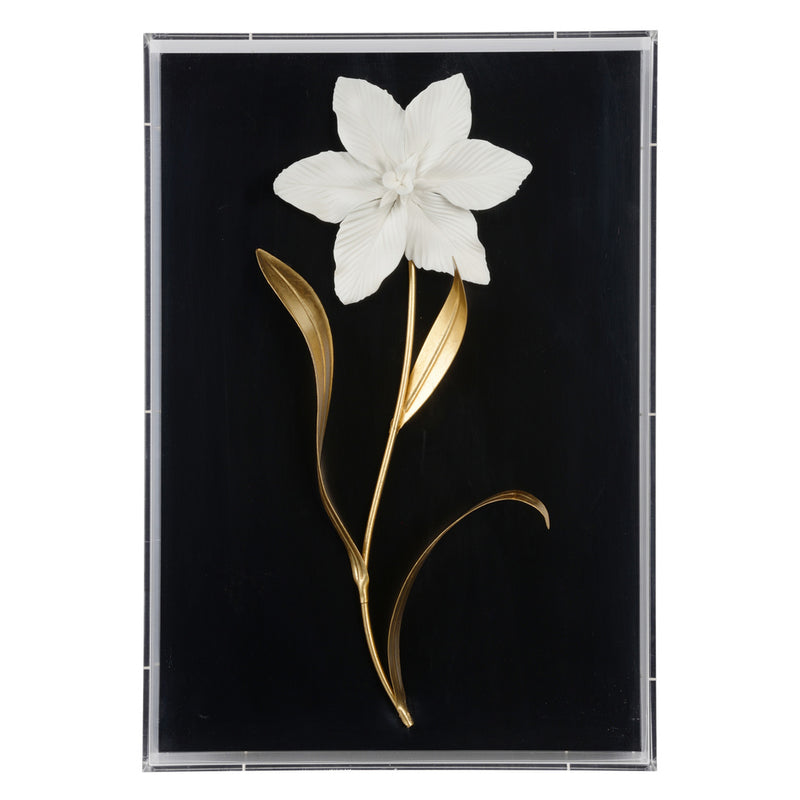 Chelsea House Porcelain  Flowers Shadowbox