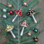 Mushroom Ornament Set of 4