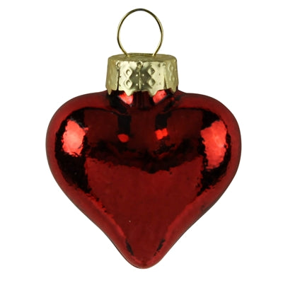 Traditional Heart Ornament Set of 12