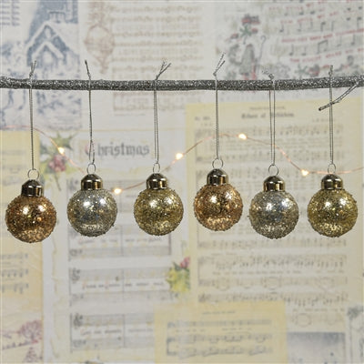 Glitter Ball Set of 6