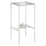 Currey & Co Sisalana White Accent Table