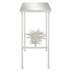 Currey & Co Sisalana White Console Table