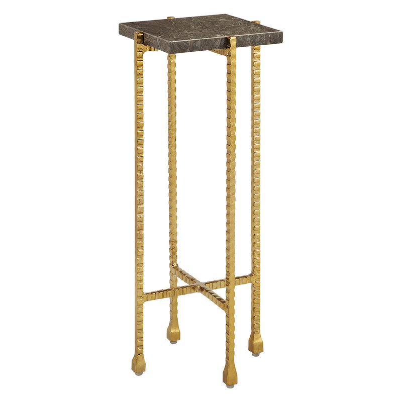 Currey & Co Flying Gold Marble Drink Table