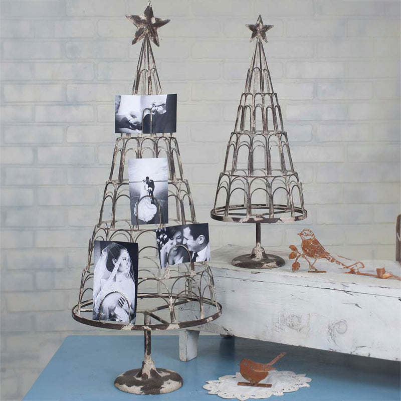 Card/Photo Tree Sculpture Set of 2