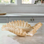 Pleated Glass Bowl