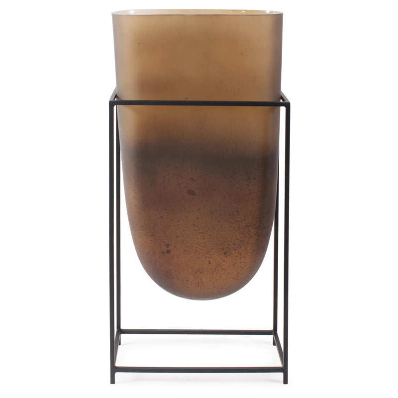 Bronze Euler Wide Mouth Vase