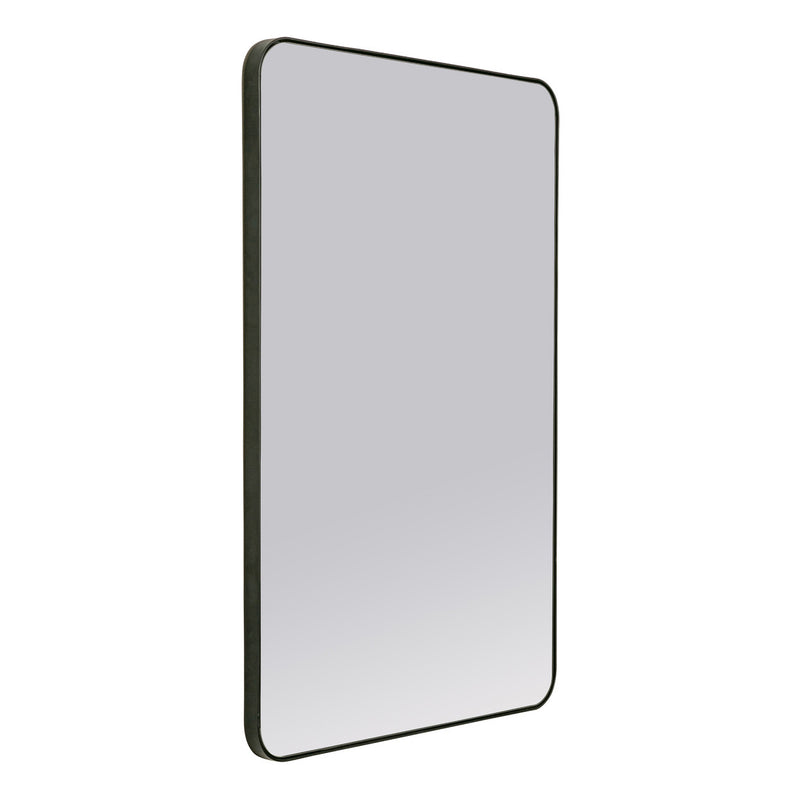 Franco Black Metal Wall Mirror