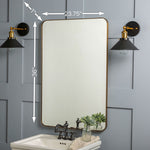 Somerset Gold Metal Wall Mirror