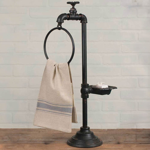 Spigot Soap and Towel Holder