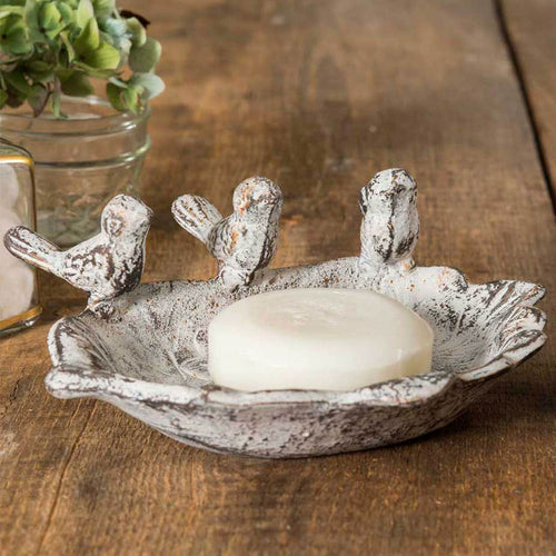 Three Singing Birds Soap Dish Set of 3