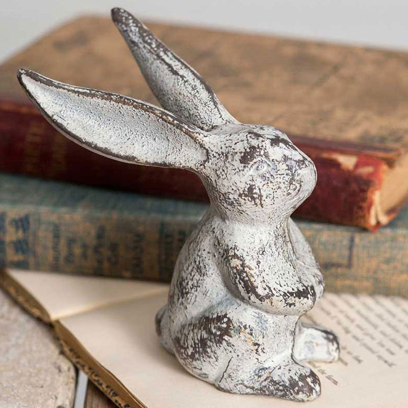 Long Eared Bunny Sculpture Set of 2