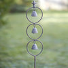 Fleur de Lis Garden Bell Stake