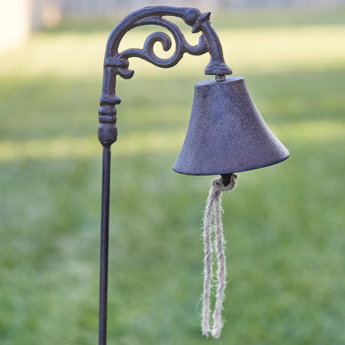 Dinner Bell Garden Stake