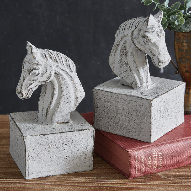 Roman Horse Bookend Set