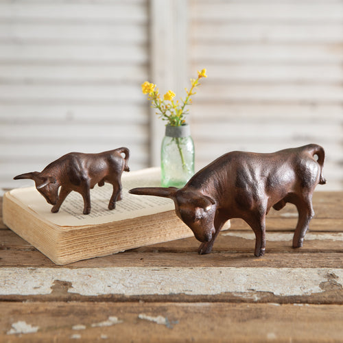 Longhorn Cast Iron Figurine