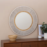 Abilene Taupe Wall Mirror