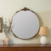 Adeline Round Ornate Wall Mirror