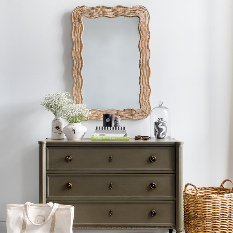 Erin Gates x Cooper Classics Scalloped Linden Wall Mirror