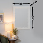 Caitlin Wilson x Cooper Classics Gigi White Wall Mirror