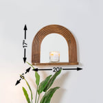 Sean Brown Shelf Wall Mirror