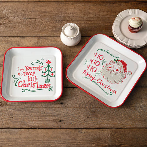 Christmas Tray Set of 2