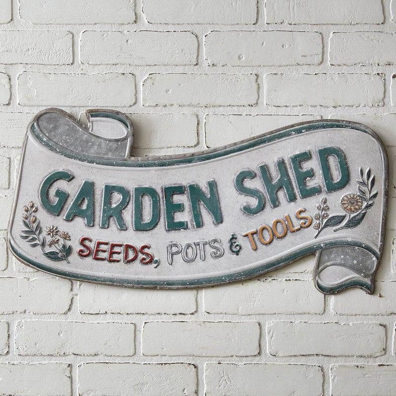 Garden Shed Scroll Wall Art