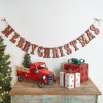 Merry Christmas Vintage Banner