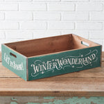 Winter Wonderland Holiday Wood Tray