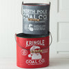 Christmas Coal Bucket Set of 2