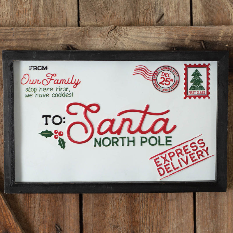 Mail To Santa Wall Art