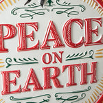 Peace On Earth Metal Ornament Wall Art