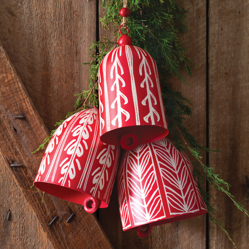 Nordic Christmas Bell Set of 3