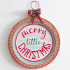 Merry Little Christmas Ornament Wall Art