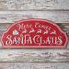 Here Comes Santa Claus Wall Art