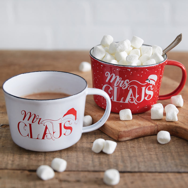 Mr & Mrs Claus Mug Set of 2