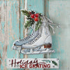 Holiday Ice Skating Wall Art