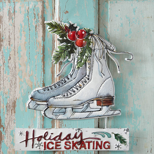 Holiday Ice Skating Wall Art