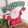 Santa Christmas Countdown Blocks Decor